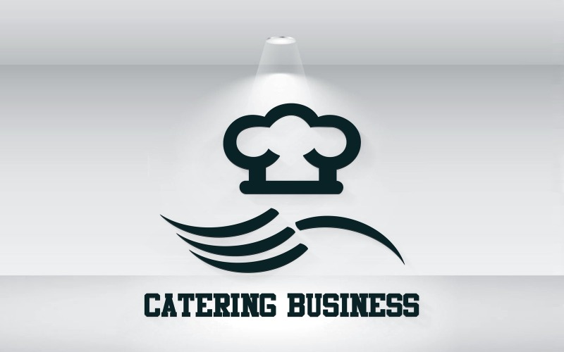 Voedsel Catering Business Logo Vector Bestand