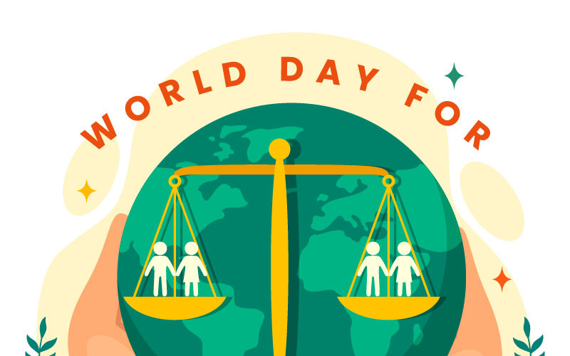 12 Världsdagen för social rättvisa Illustration