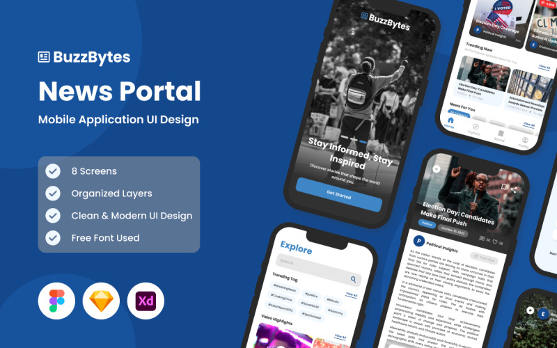 BuzzBytes – Mobile App für das Nachrichtenportal
