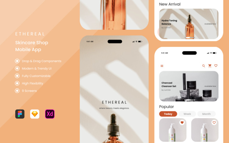 Ethereal – Mobile Apps für den Hautpflege-Shop