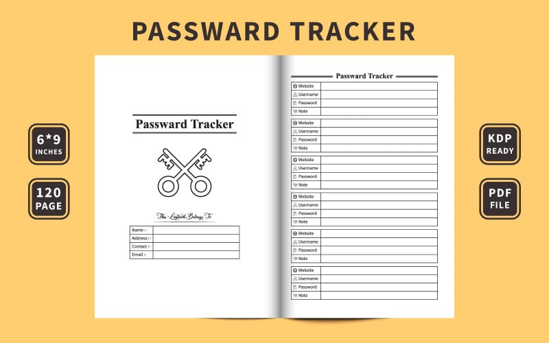 Vettore interno del diario del tracker password