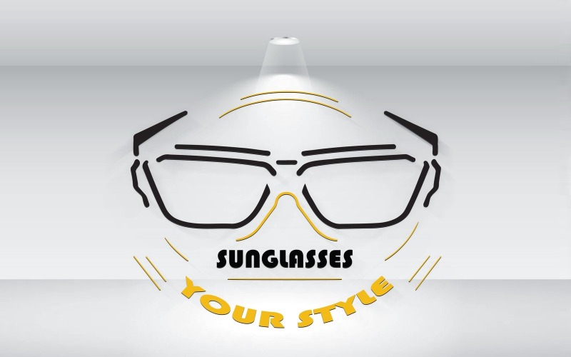 Sluneční brýle Váš Styl Logo Vektorový Soubor