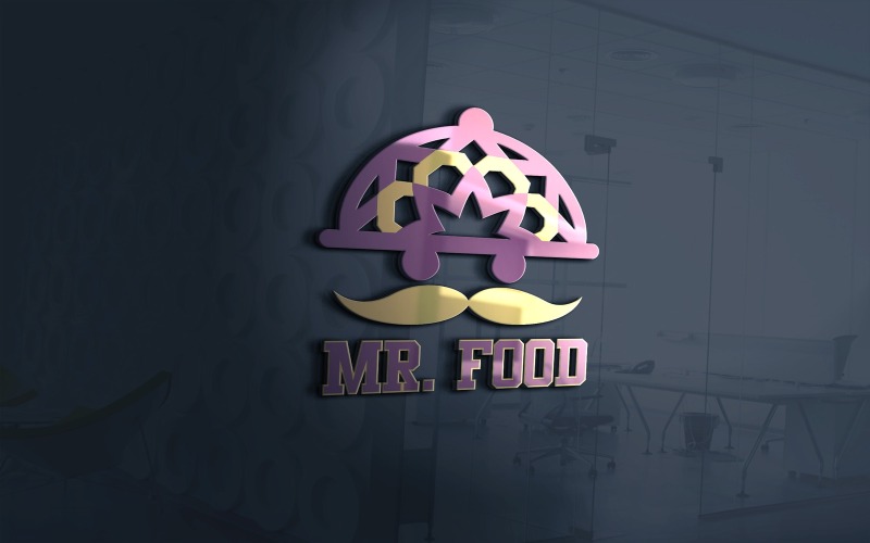 Mr. Jídlo Logo Vektorový Soubor