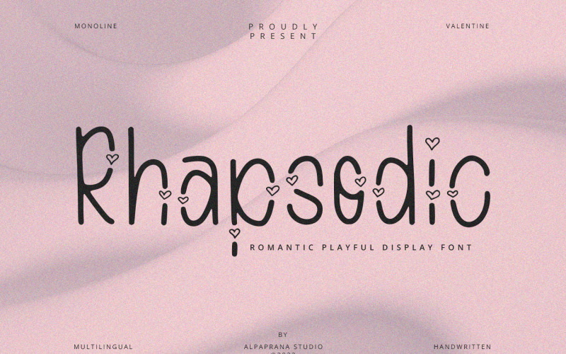 Rhapsodic - Fuente de visualización romántica