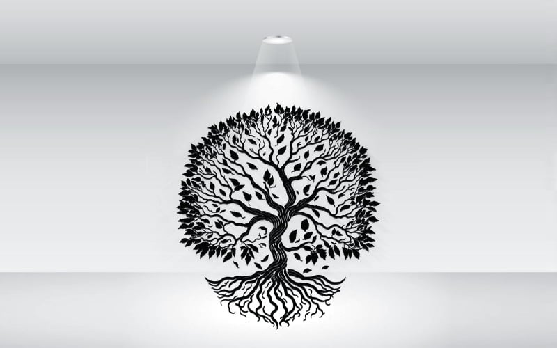 File vettoriale del logo dell'albero della vita