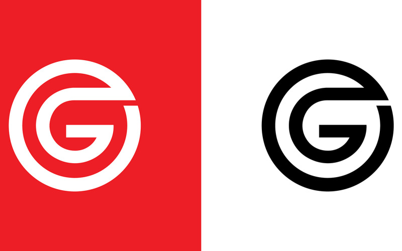 Letter og, gå abstrakt företag eller varumärke Logo Design