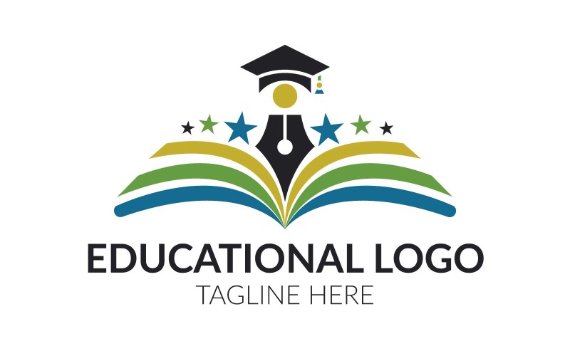 Akademický nebo vzdělávací návrh loga