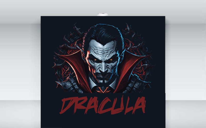 Logo Dracula Gaming Unico di alta qualità