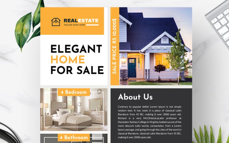Better Real Estate Flyer Template 373439 TemplateMonster