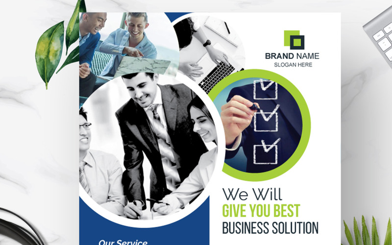 Modèle de flyer professionnel premium
