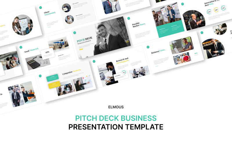 Pitch Deck 业务 Google 幻灯片演示模板