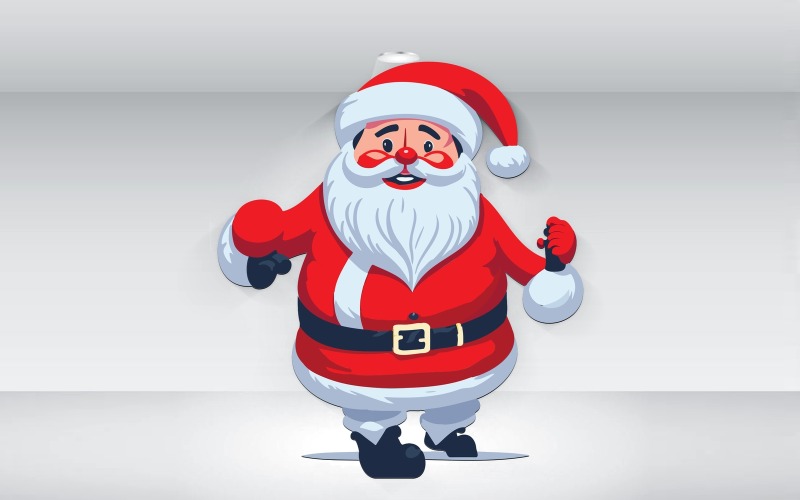 Vetor de ilustração de Natal de Papai Noel