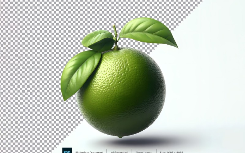 Limão, fruta fresca, isolada, branco, fundo, 3
