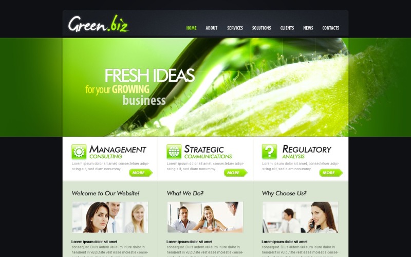Consulting PSD Template