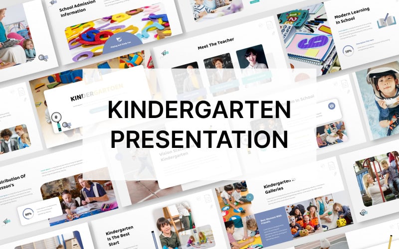 Keynote-Präsentationsvorlage für den Kindergarten