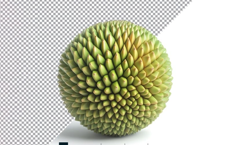 Świeży jackfruit izolowany na białym tle 3