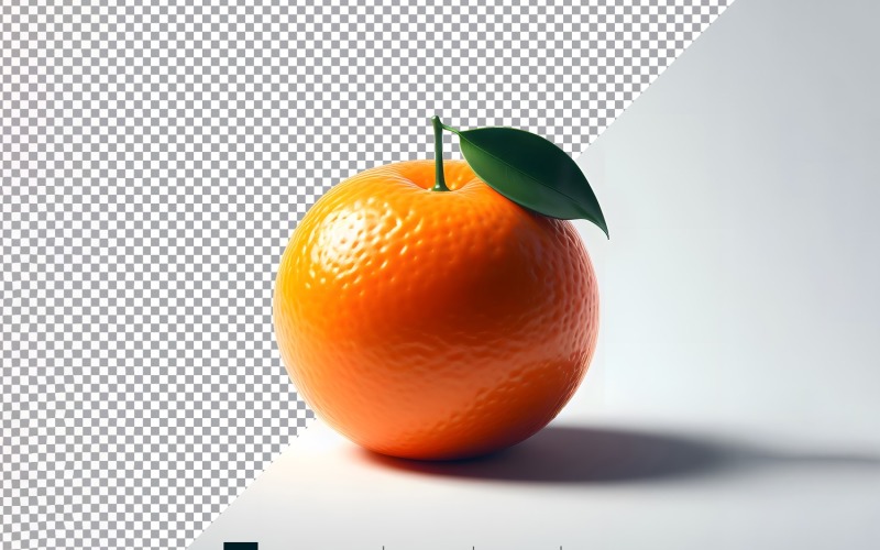 Mandarine frisches Obst isoliert auf weißem Hintergrund 2