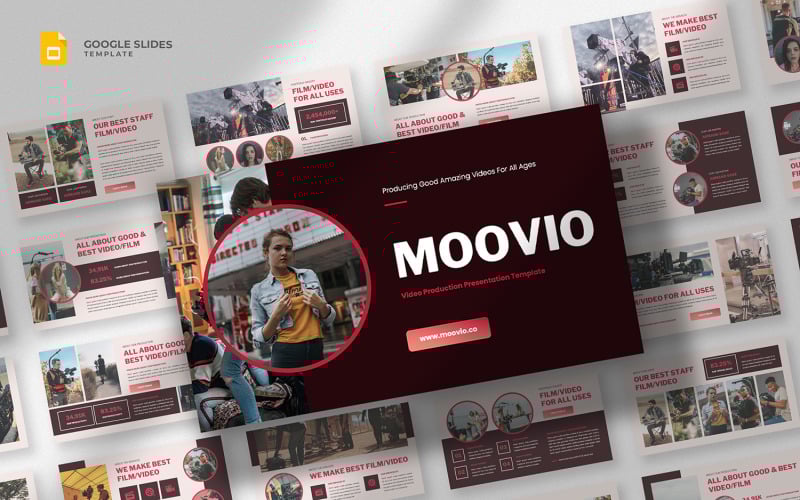 Moovio – Google Slides-Vorlage für die Videoproduktion