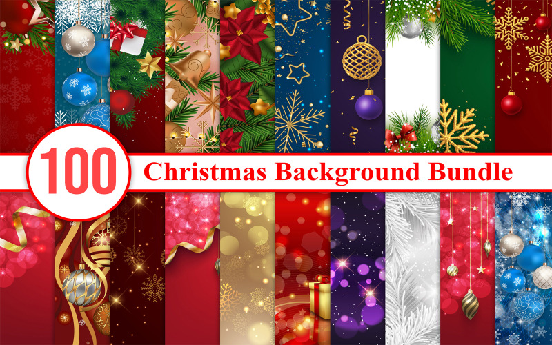 Mega pacote de fundo de Natal