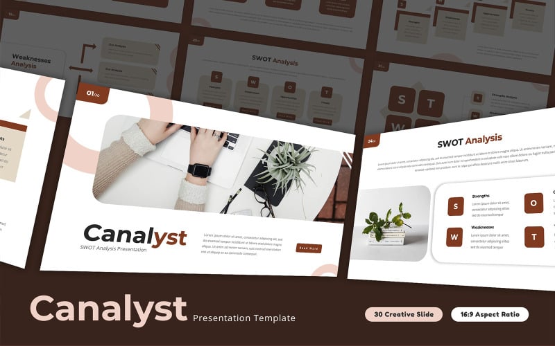 Canalys – SWOT-аналіз Шаблон Google Slides