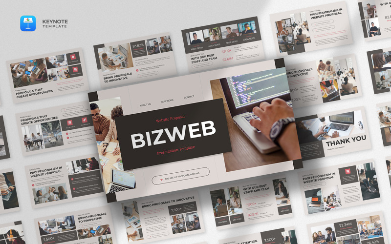 Webhelyjavaslat Keynote sablon