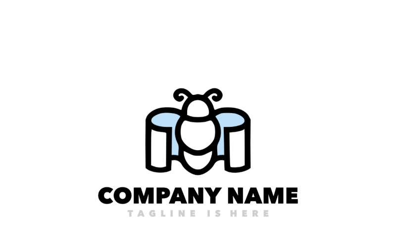 Design del logo simbolo della carta ape