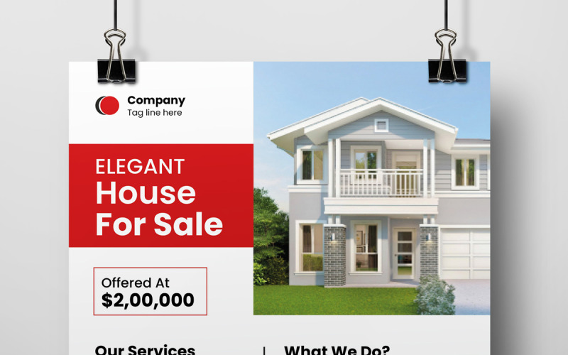 Modelos de Folheto de Negócios Imobiliários