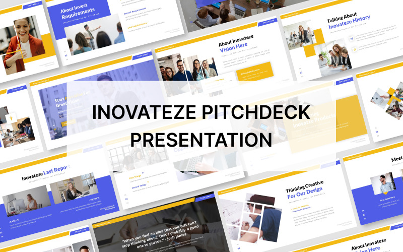 Pitchdeck Google Slaytlar Sunum Şablonunu Yenileyin
