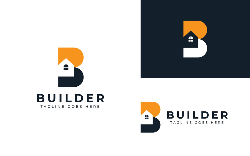 B Ev Logo Tasarım Şablonu