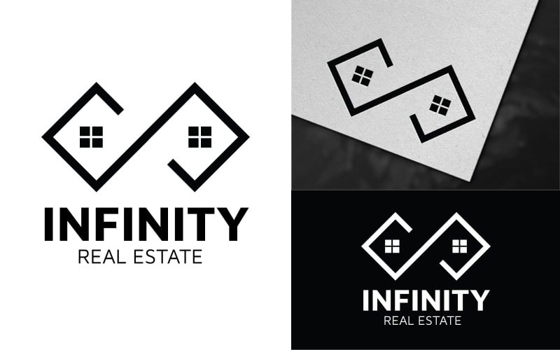 Design de modelo de logotipo infinito