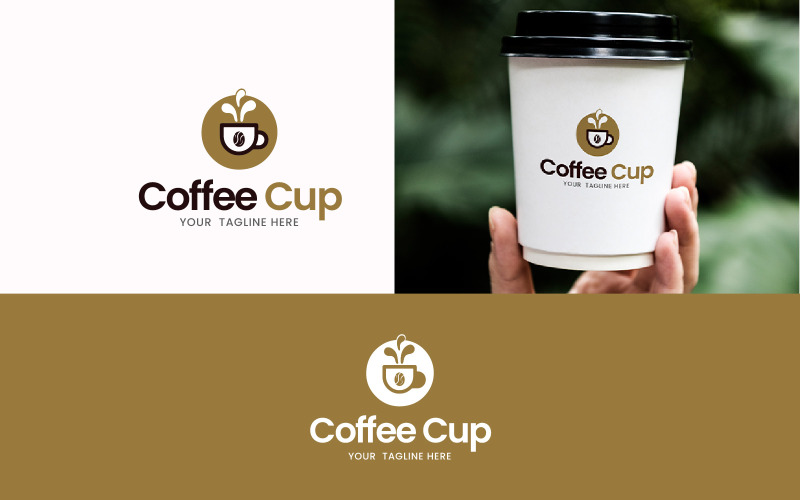 Minimalistische café-logo vector
