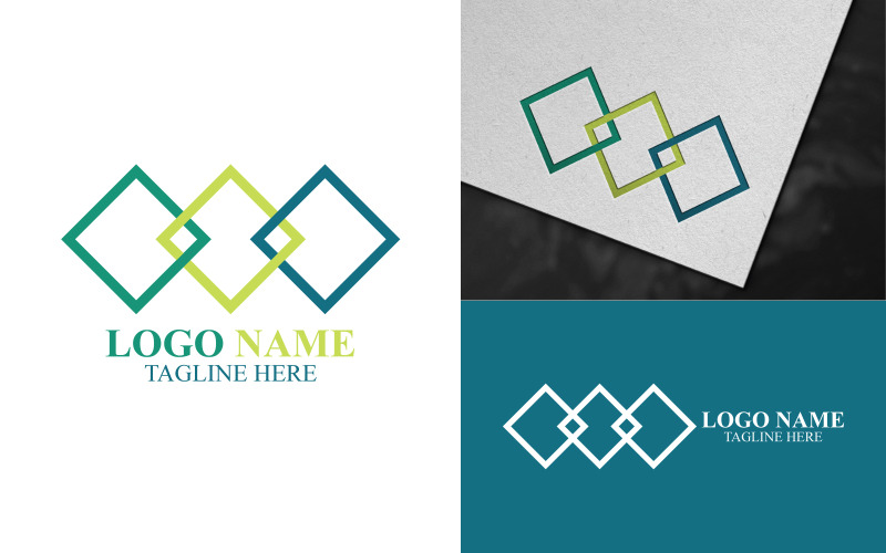Unik logotyp malldesign