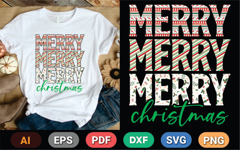 Wesołych, Wesołych Świąt, T-shirtowy projekt