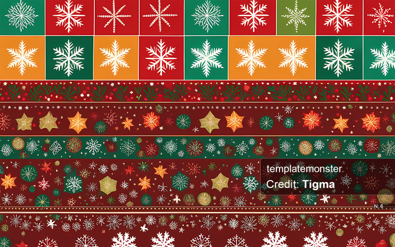 Peppen Sie Ihre Feiertagsdesigns mit diesem einzigartigen und festlichen Weihnachtsmuster auf