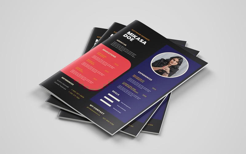 Specjalne CV Mikasy | Szablon CV w stylu amerykańskim