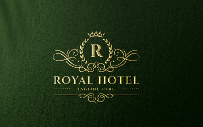 Logo Royal Hotel Letter R
