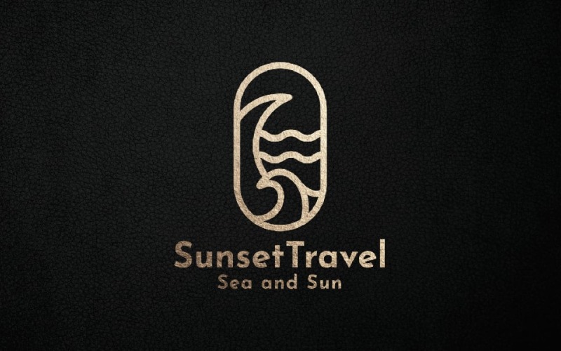 Логотип турагента Sunset v.4