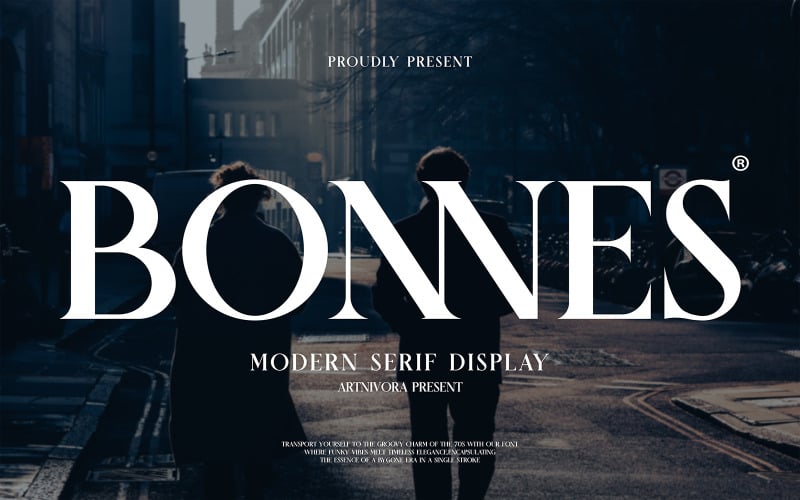Bonnes - Serif Display Font