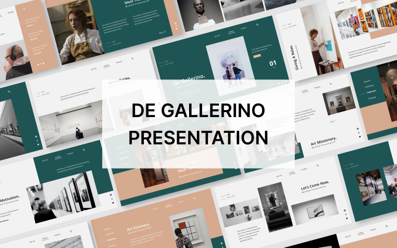 Šablona prezentace Prezentací Google De Gallerino
