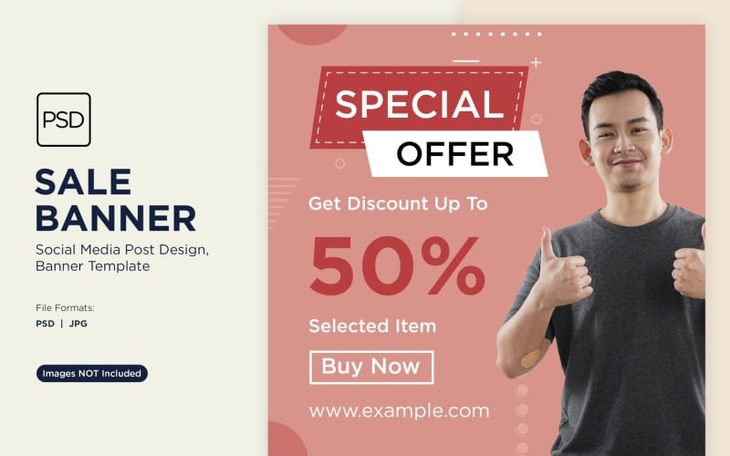 Special Offer on Store and online Banner Design Template