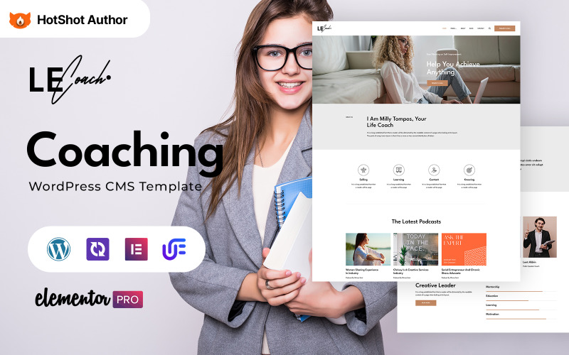 Lecoach - Tema WordPress Elementor per life coaching