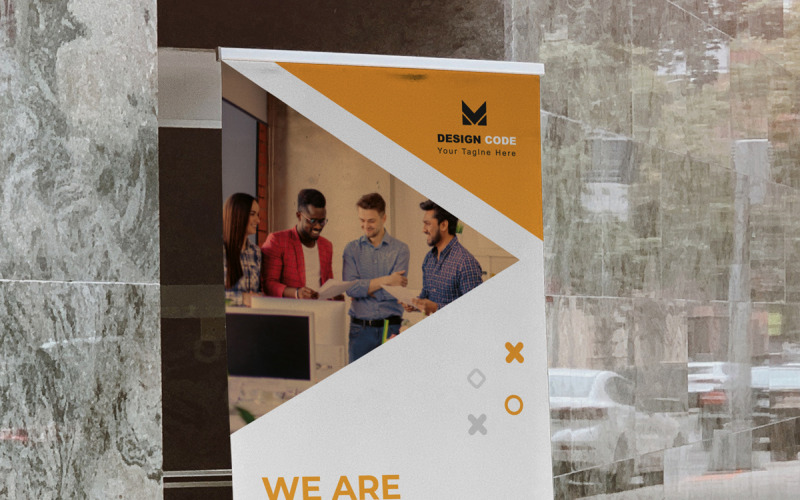 Bannière Roll Up – Agence Commerciale
