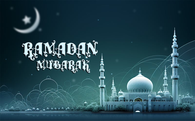 Ramadan Mubarak Ilustrace Design