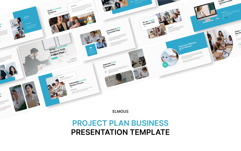 Modelo de apresentação em Powerpoint de plano de projeto