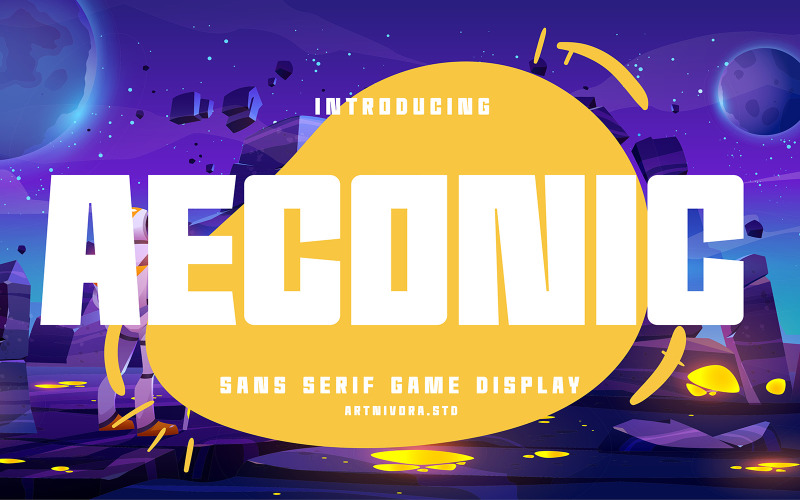 Písmo Aeconic - Sans Serif
