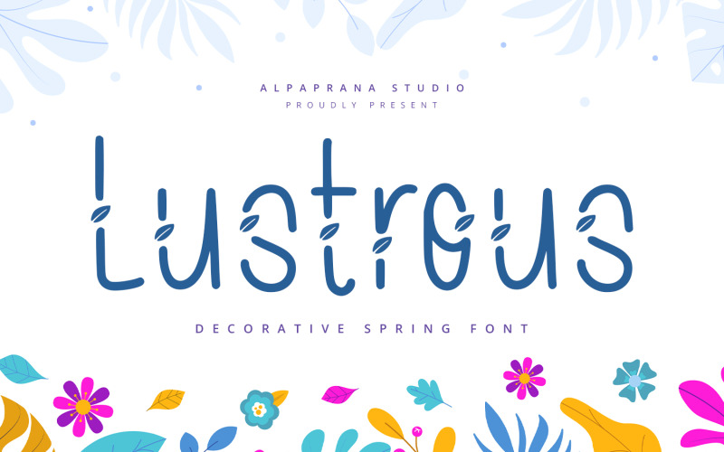Lustro - Carattere decorativo per display
