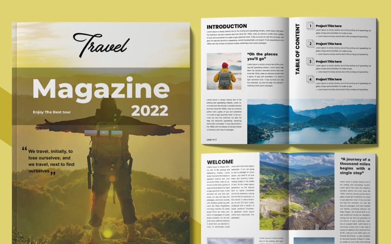 Шаблони журналів про подорожі
