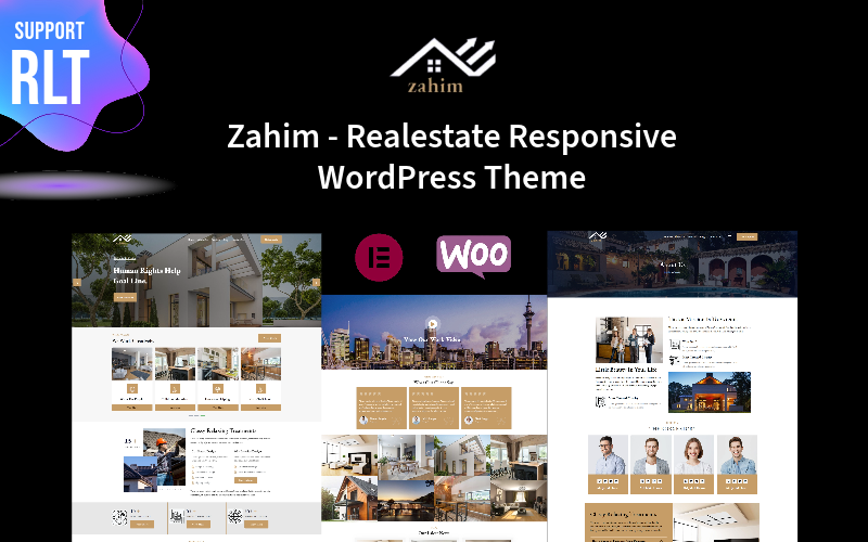Zahim - Адаптивна тема WordPress для нерухомості