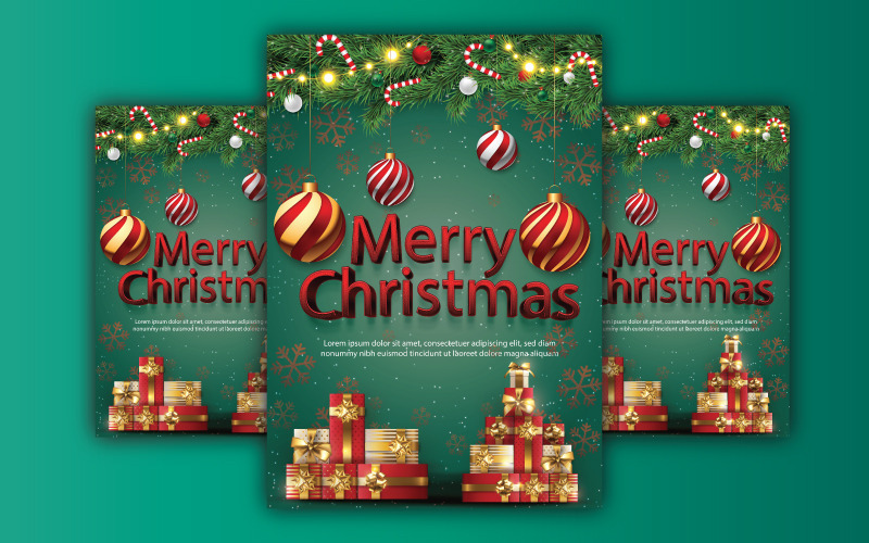 Winter Wonderland vakantie Extravaganza - A4 kerstflyer