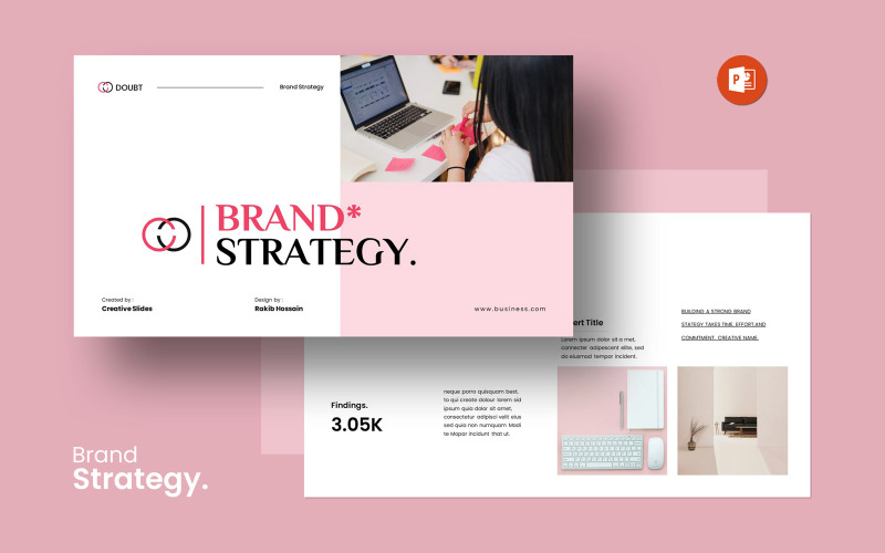 Presentación de estrategia de marca PowerPoint